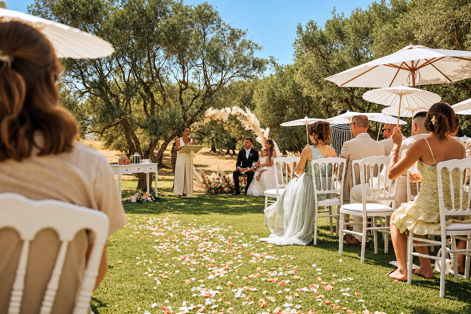 Cérémonie de mariage en Provence